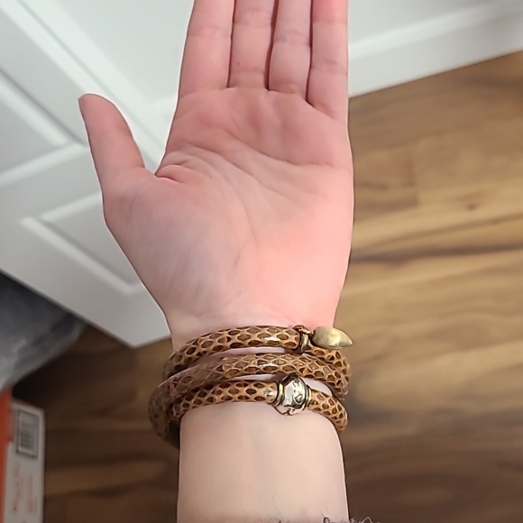 Story brown leather bracelet - Picture 2 of 2